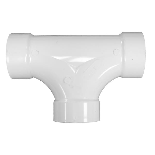 4 in. PVC Two-Way Cleanout Tee